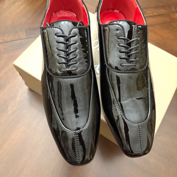 NEW/AUTHENTIC - Christian Louboutin Men’s Patent Leather Luxury Dress Shoes - Picture 4 of 16